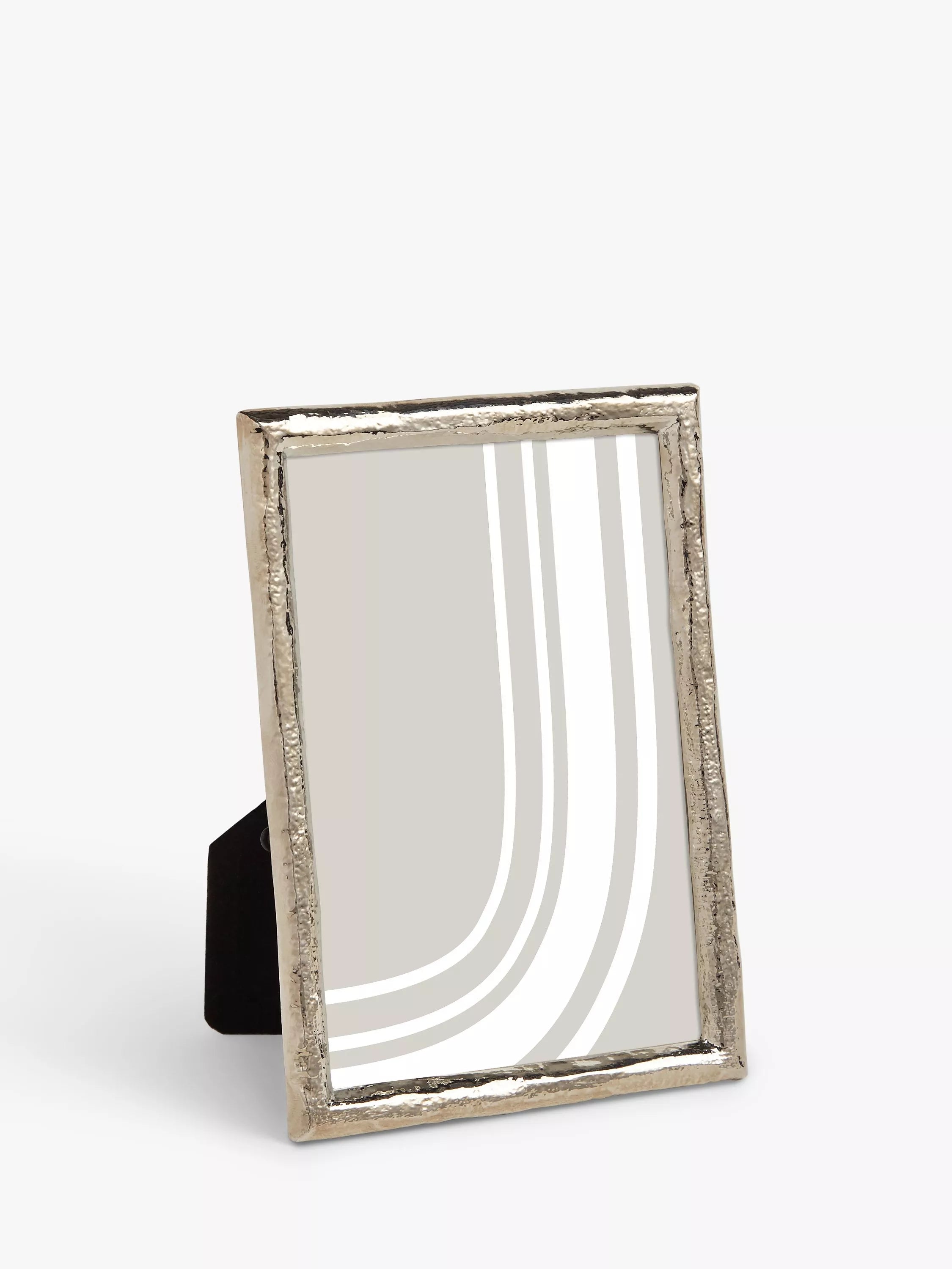 John Lewis Wavy Slim Edge Photo Frame - Silver 4 x 6" (10 x 15cm)