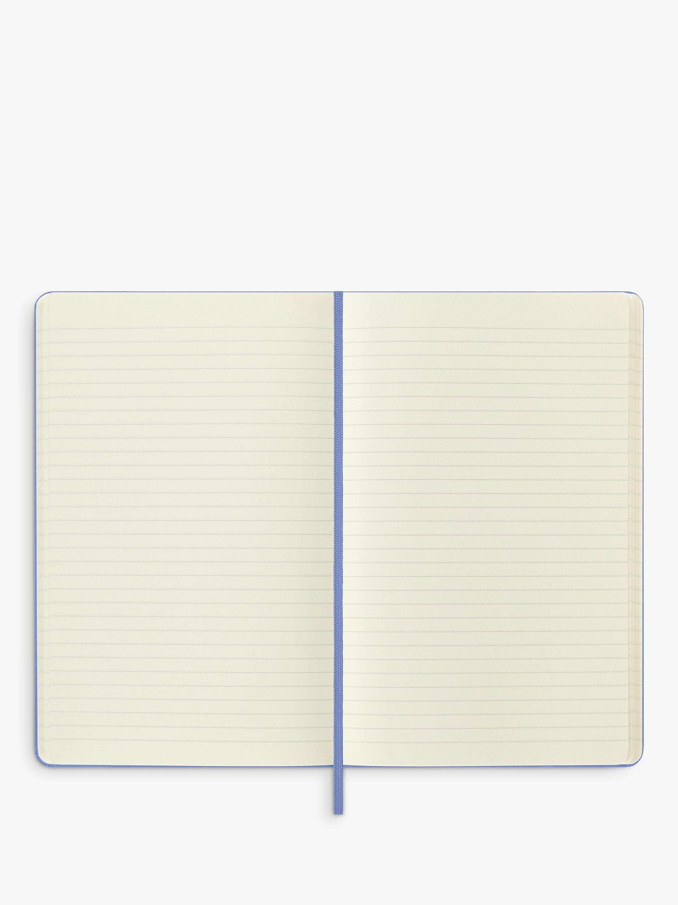 Moleskine hard cover ruled notebook large, imported from the UK