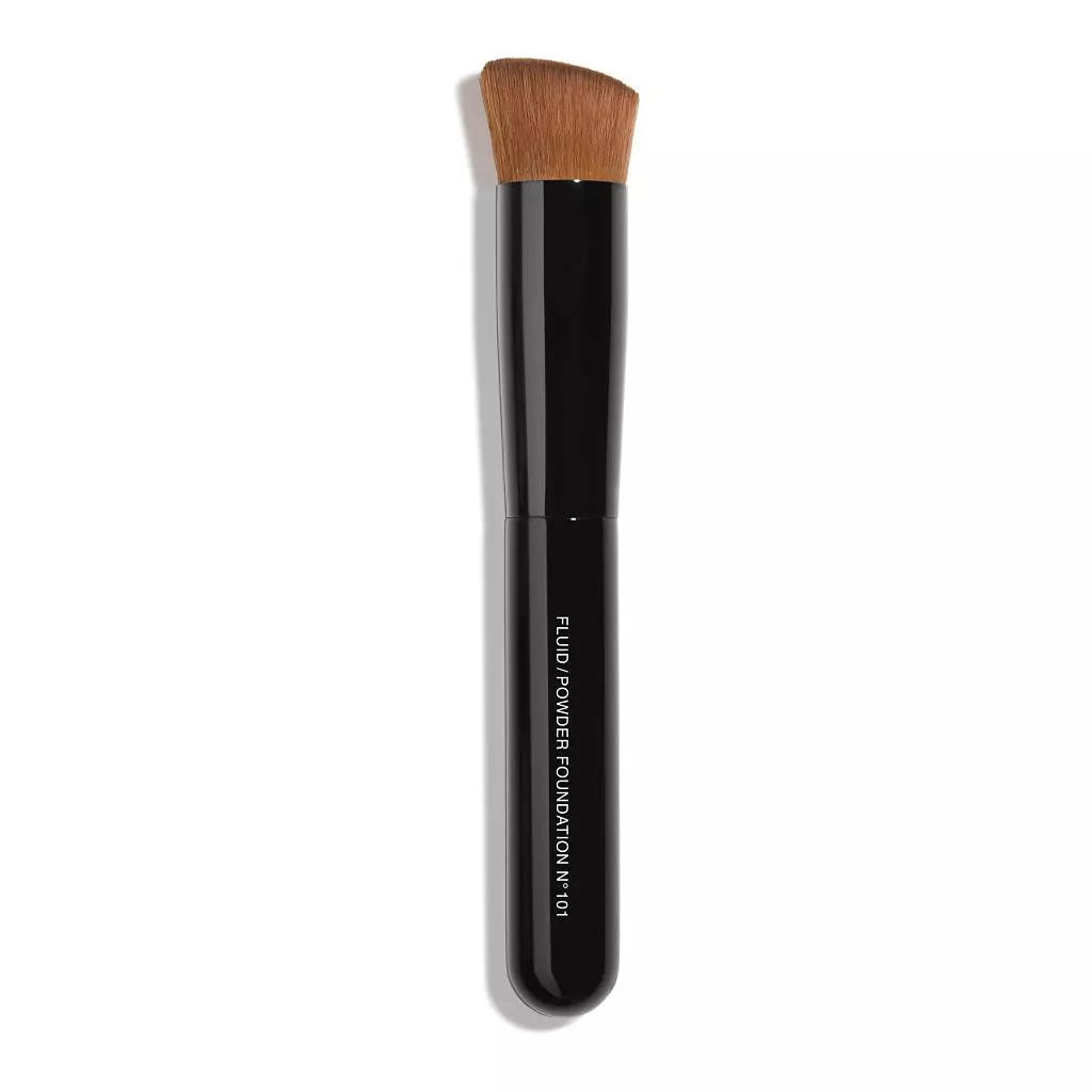 CHANEL Pinceau Teint 2 En 1 - Fluide Et Poudre N°101 2-in-1 Foundation Brush Fluid And Powder