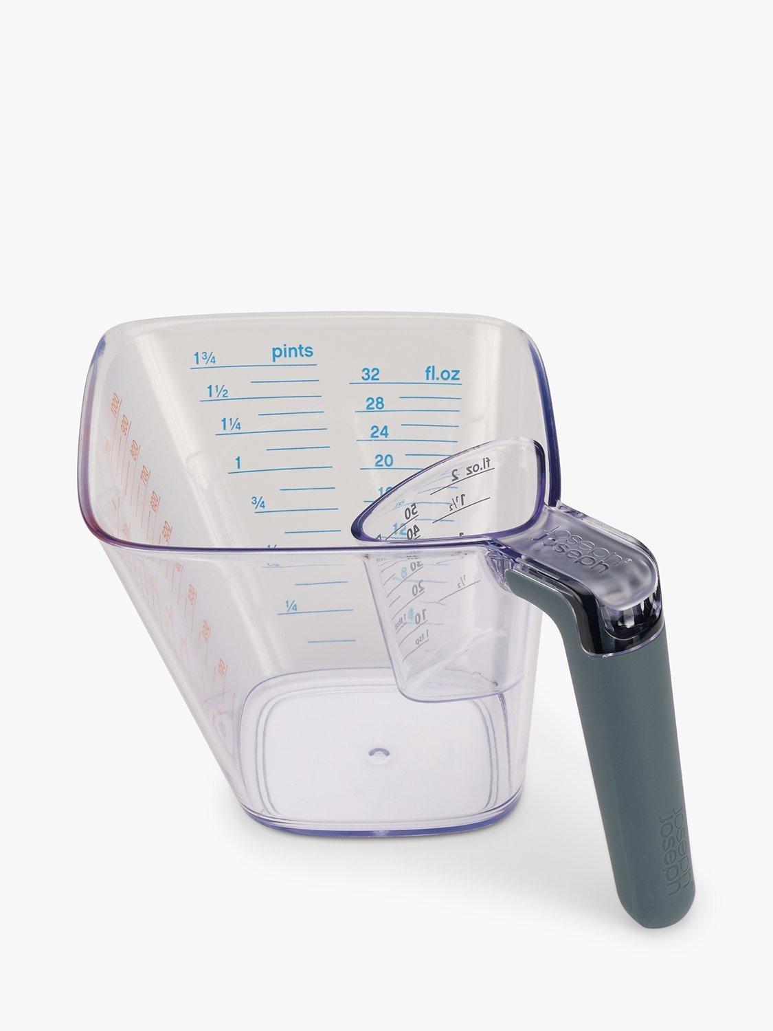Joseph Joseph Align measuring jugs set of 2 with 1L and 50ml, UK version