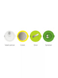 Joseph Joseph salad spinner and preparation set Clear/Green 4 Piece, UK version