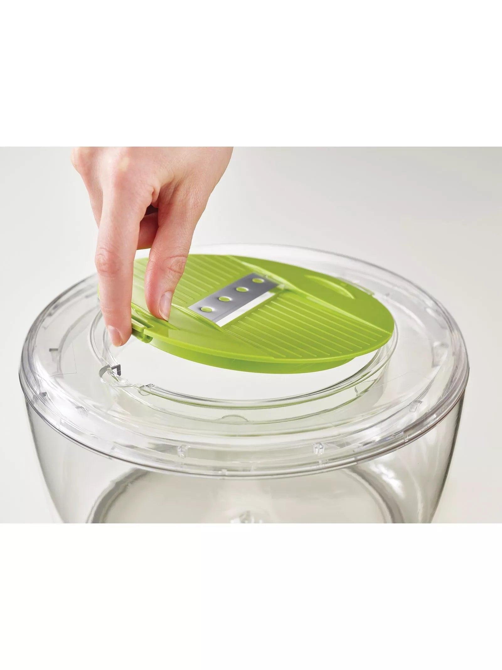 Joseph Joseph salad spinner and preparation set Clear/Green 4 Piece, UK version