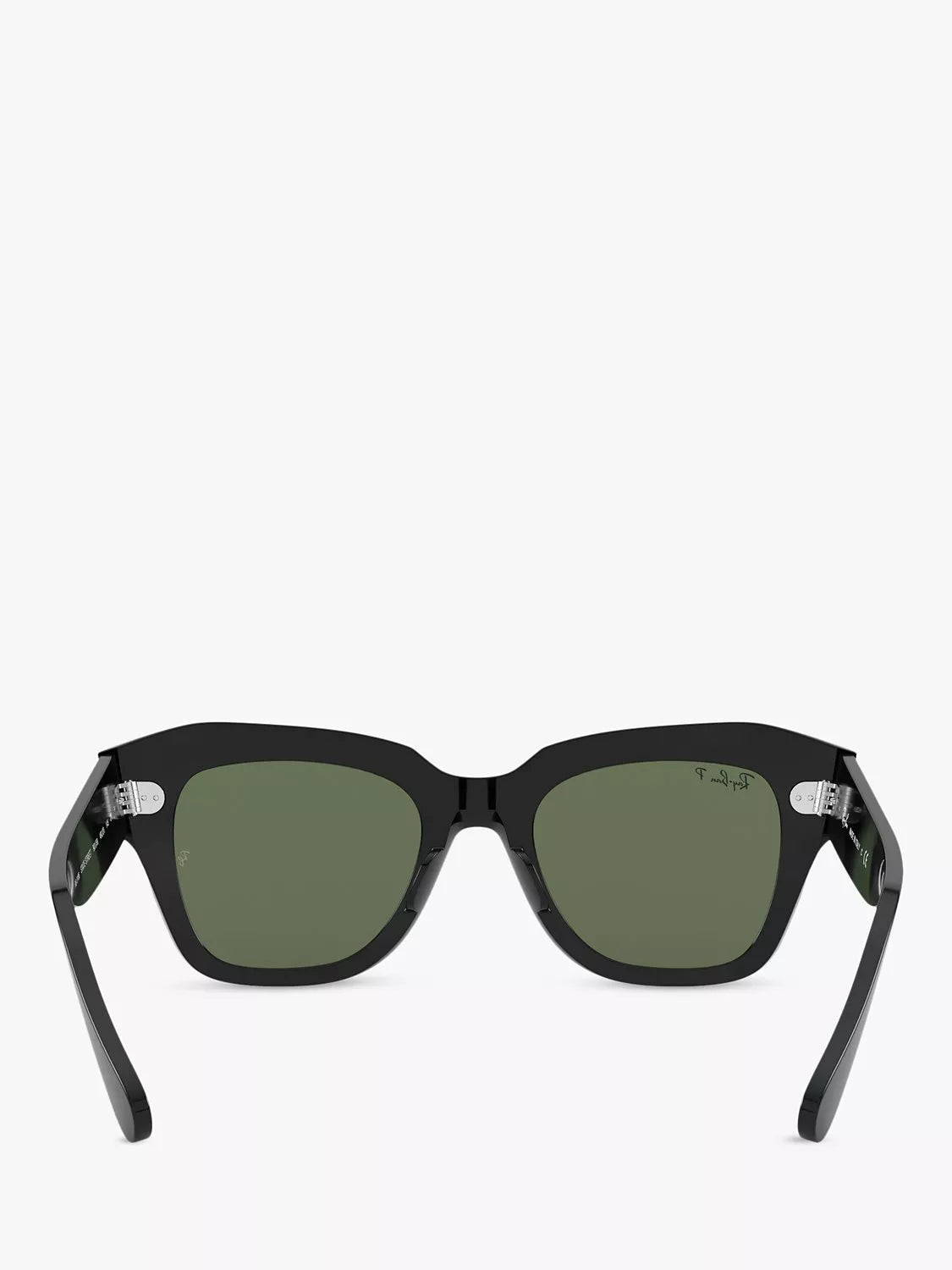 Ray-Ban RB2186 polarised square sunglasses black (British brand)