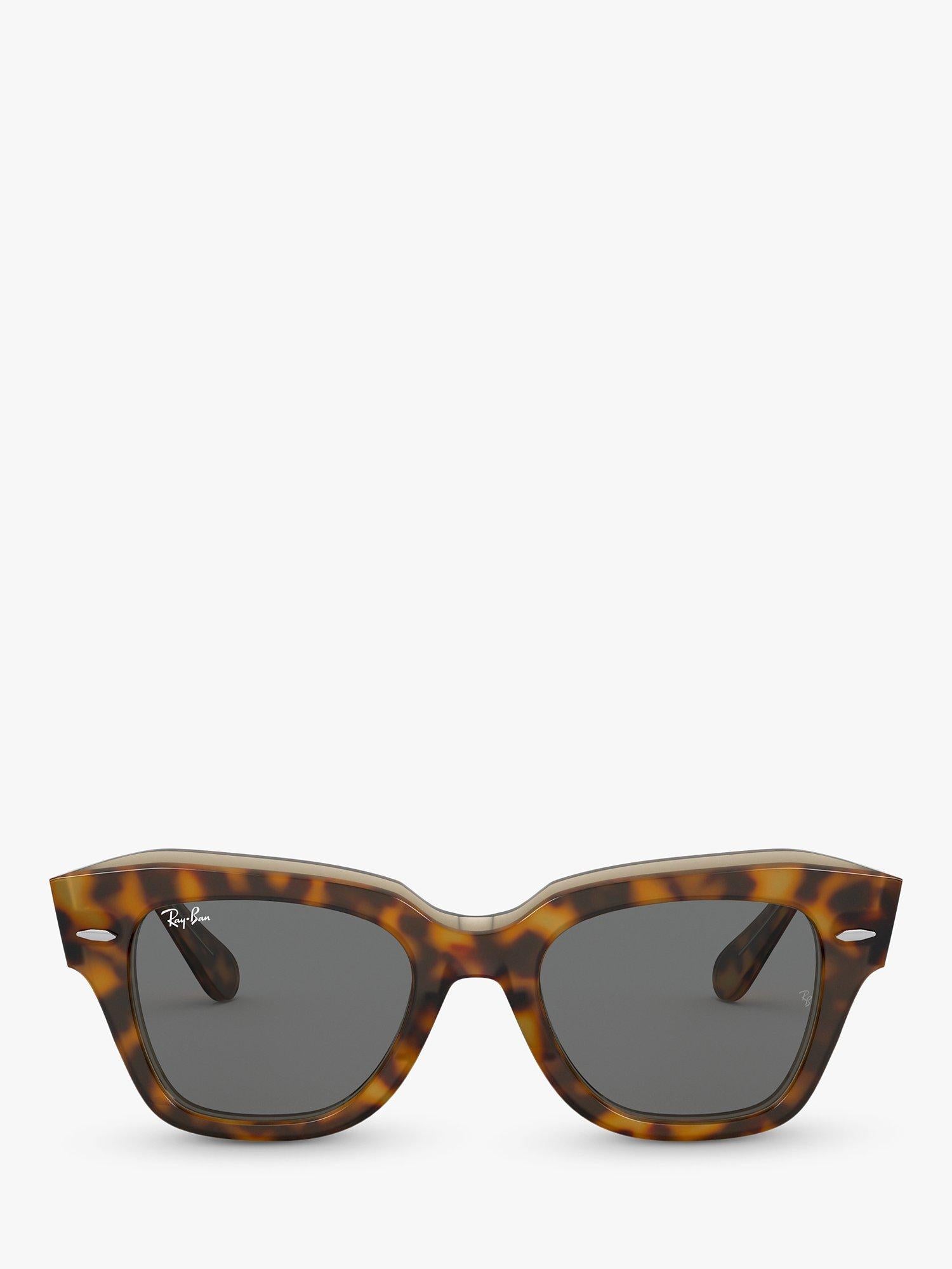 Ray-Ban RB2186 square tortoise shell sunglasses 49mm - British product