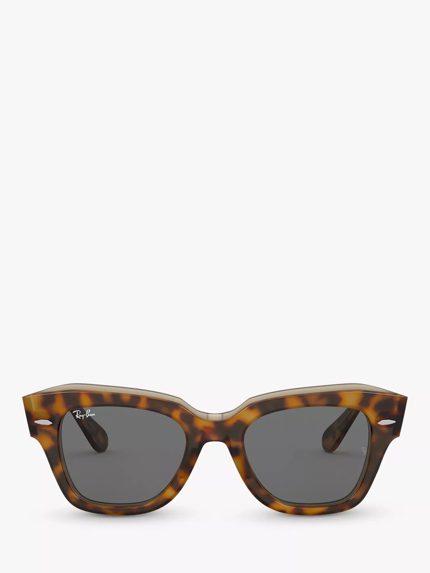Ray-Ban RB2186 square tortoise shell sunglasses 49mm - British product