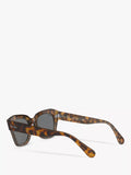 Ray-Ban RB2186 square tortoise shell sunglasses 49mm - British product