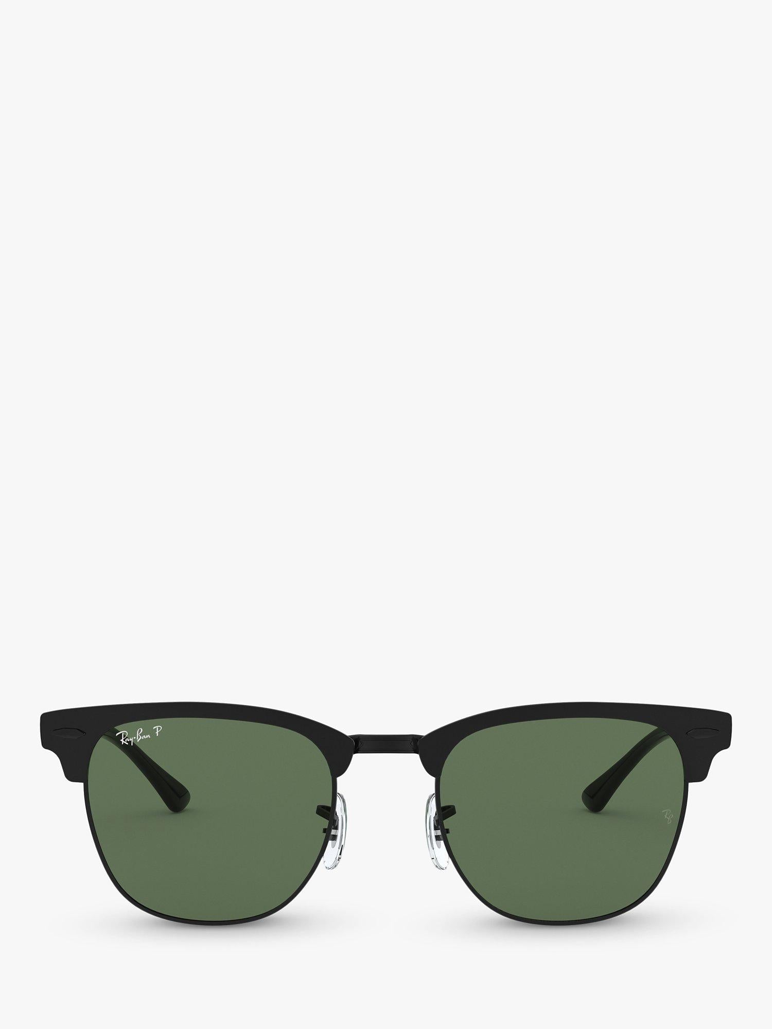 Ray-Ban square polarised sunglasses black top matte - British product