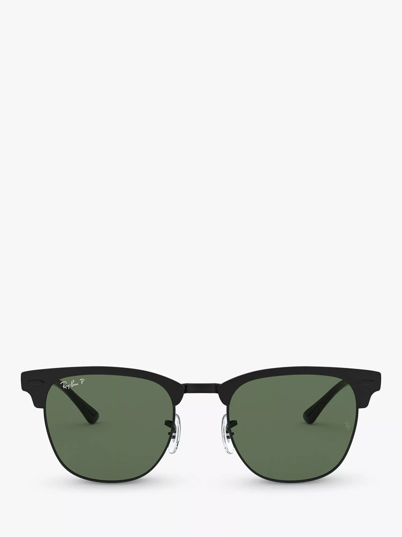 Ray-Ban square polarised sunglasses black top matte - British product