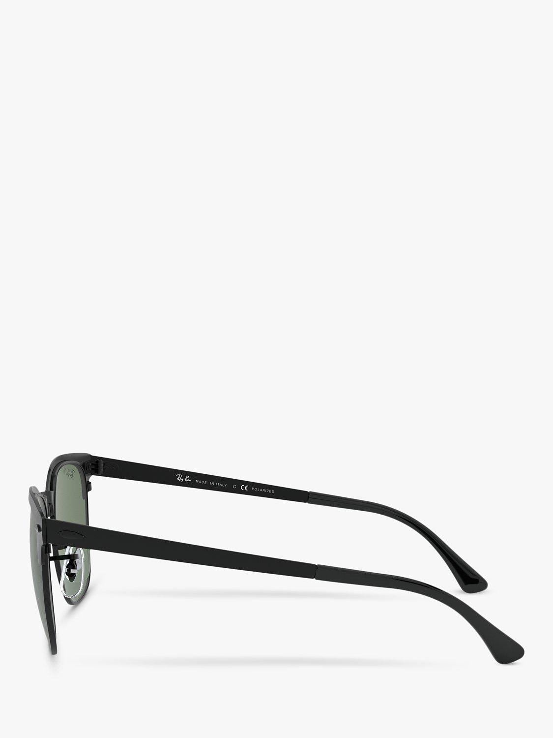 Ray-Ban square polarised sunglasses black top matte - British product