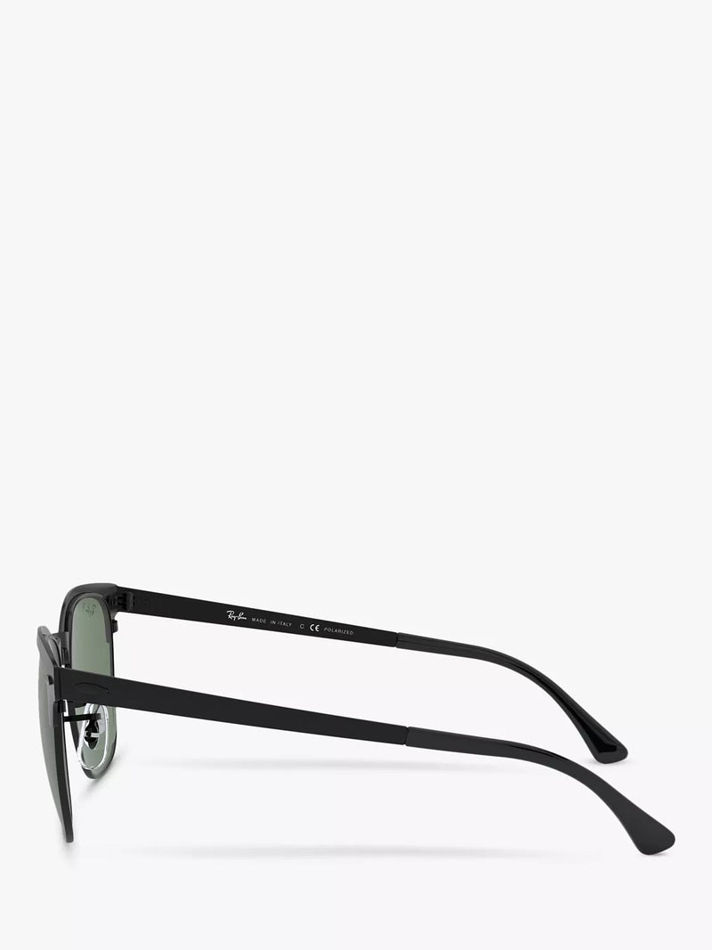 Ray-Ban square polarised sunglasses black top matte - British product