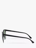 Ray-Ban square polarised sunglasses black top matte - British product