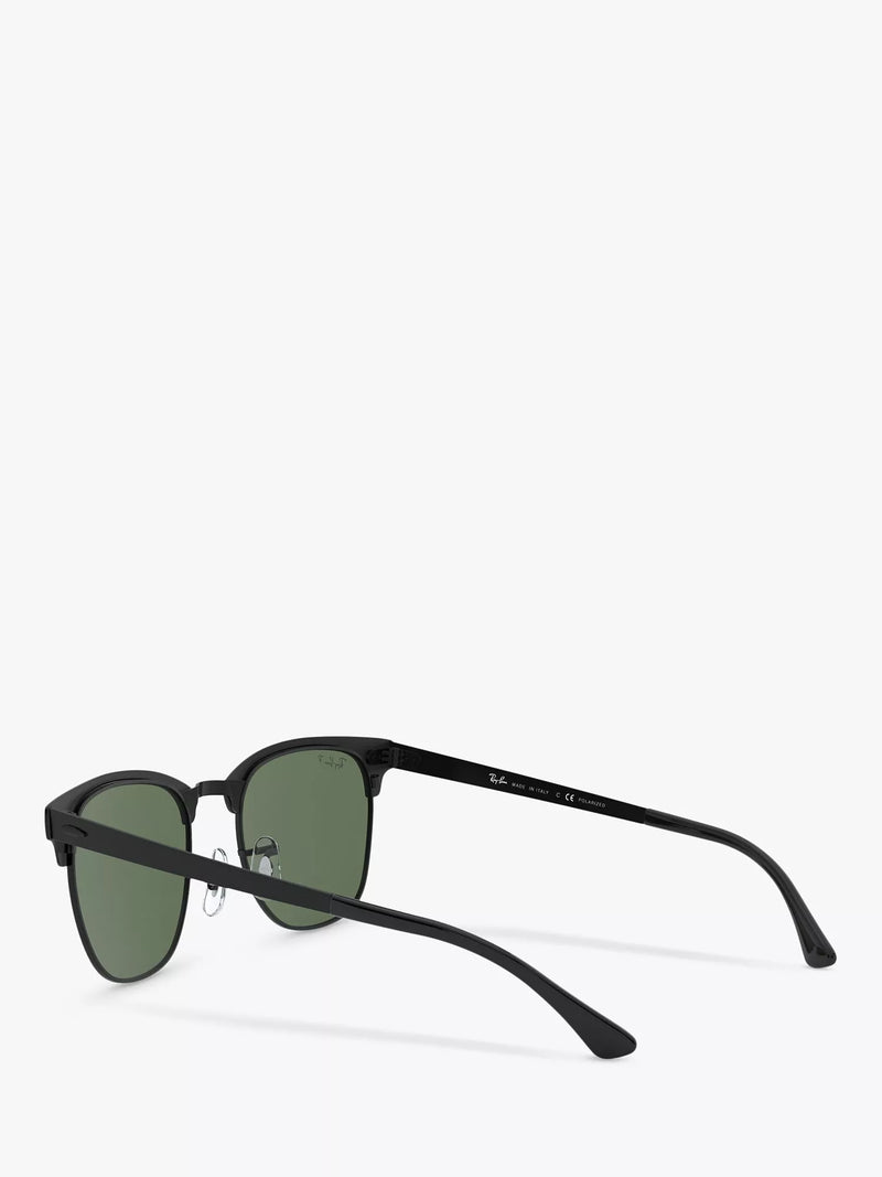 Ray-Ban square polarised sunglasses black top matte - British product