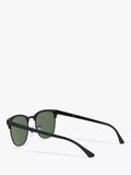 Ray-Ban square polarised sunglasses black top matte - British product