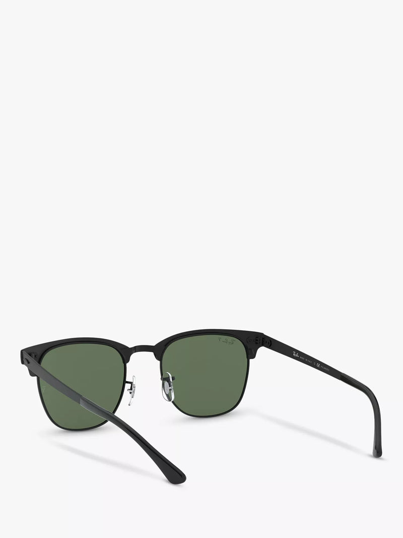 Ray-Ban square polarised sunglasses black top matte - British product