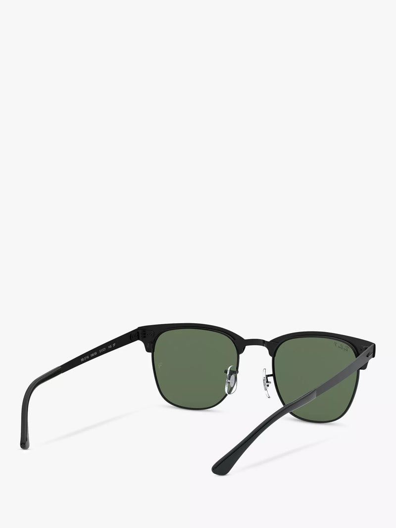 Ray-Ban square polarised sunglasses black top matte - British product