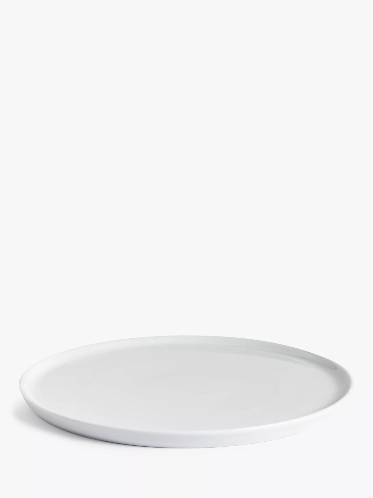 John Lewis white porcelain round serving platter, 32cm, UK version