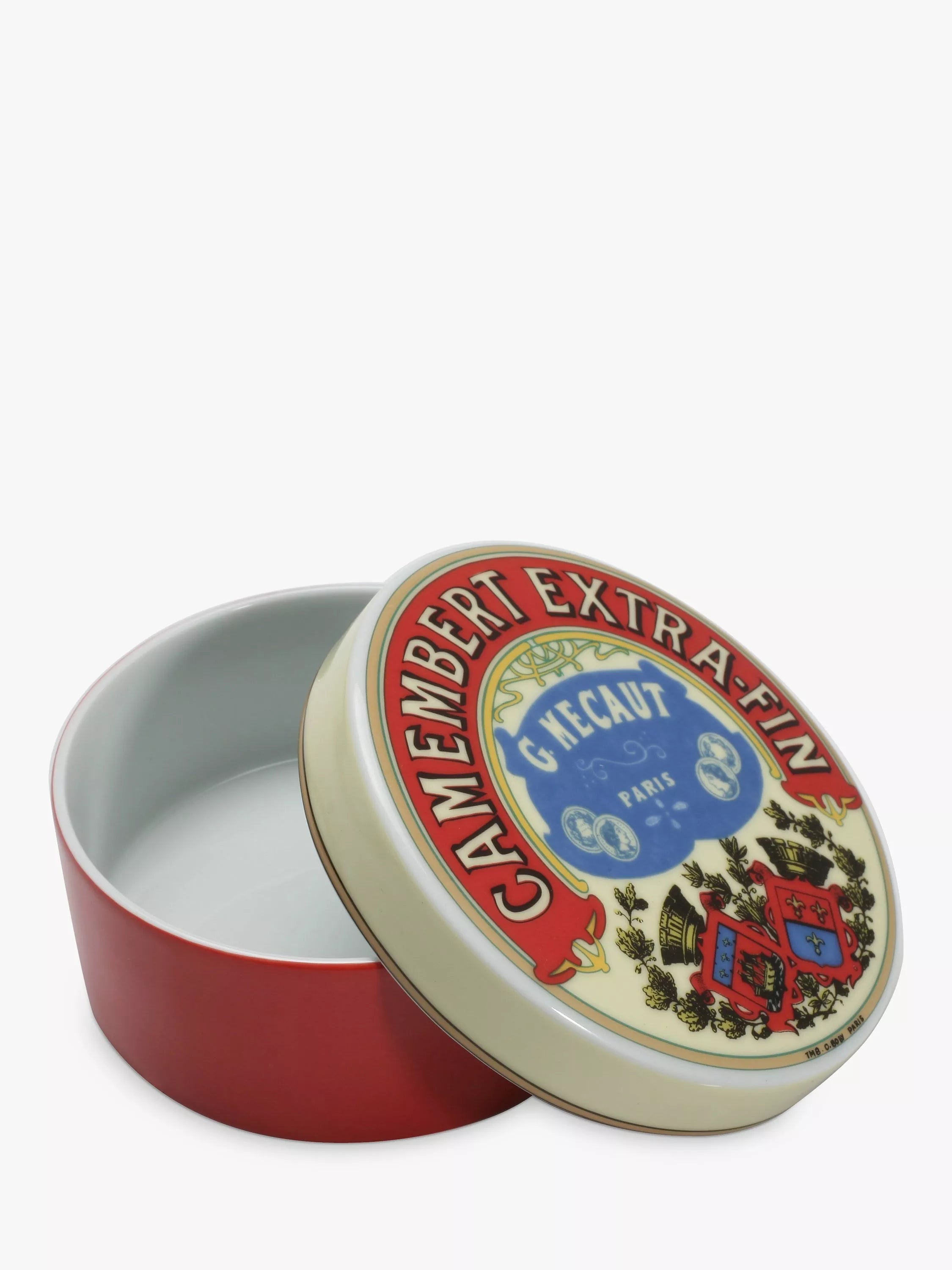 BIA Camembert Cheese Baker Red/Multi 12.5cm - British product