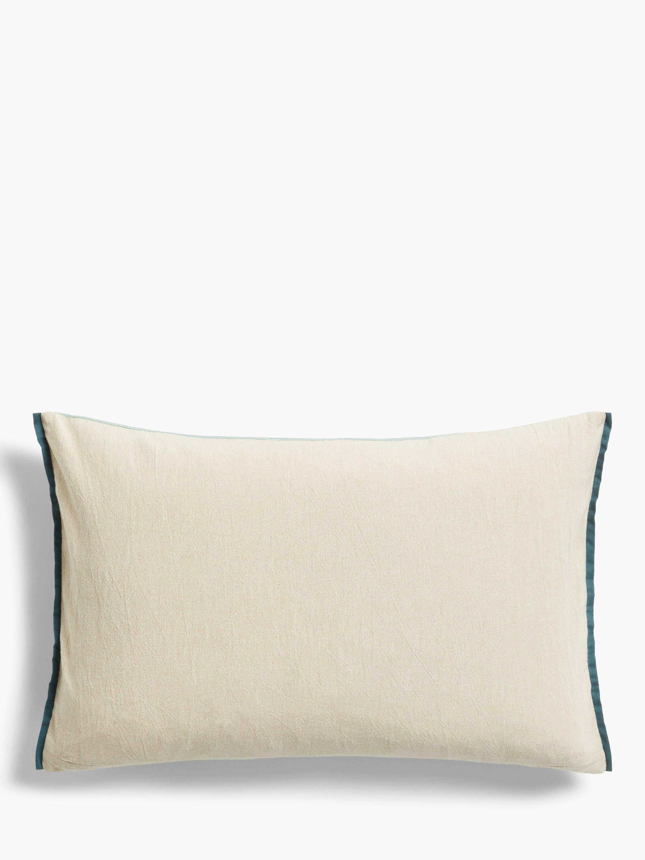 John Lewis Meadow Border Cushion Duck Egg, UK version