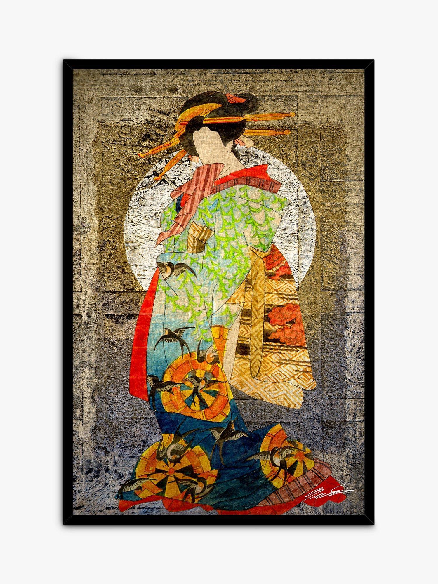 John Lewis framed geisha prints set 62x42cm (British brand)