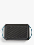 John Lewis Cast Iron Rectangular Grill Pan 33cm, UK version