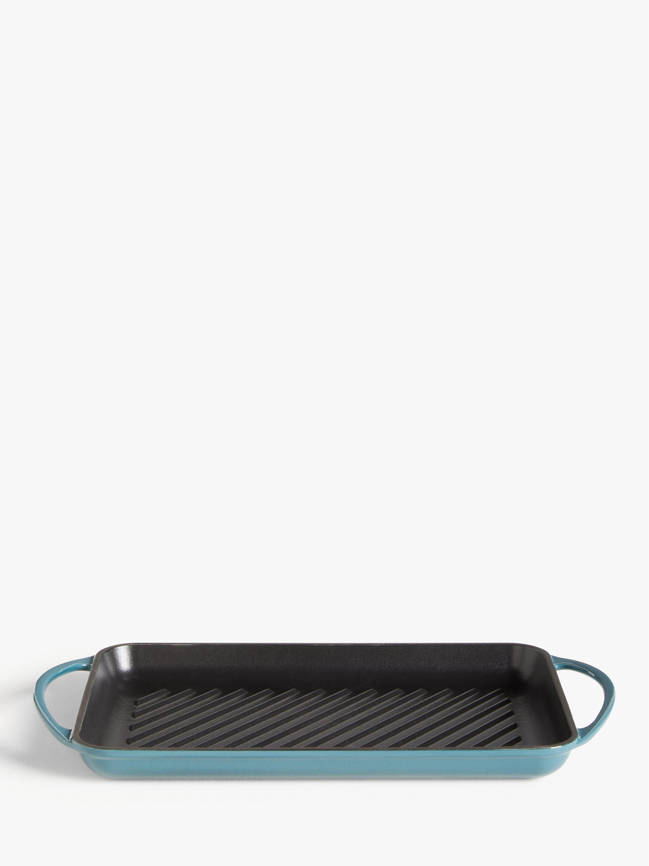John Lewis Cast Iron Rectangular Grill Pan 33cm, UK version