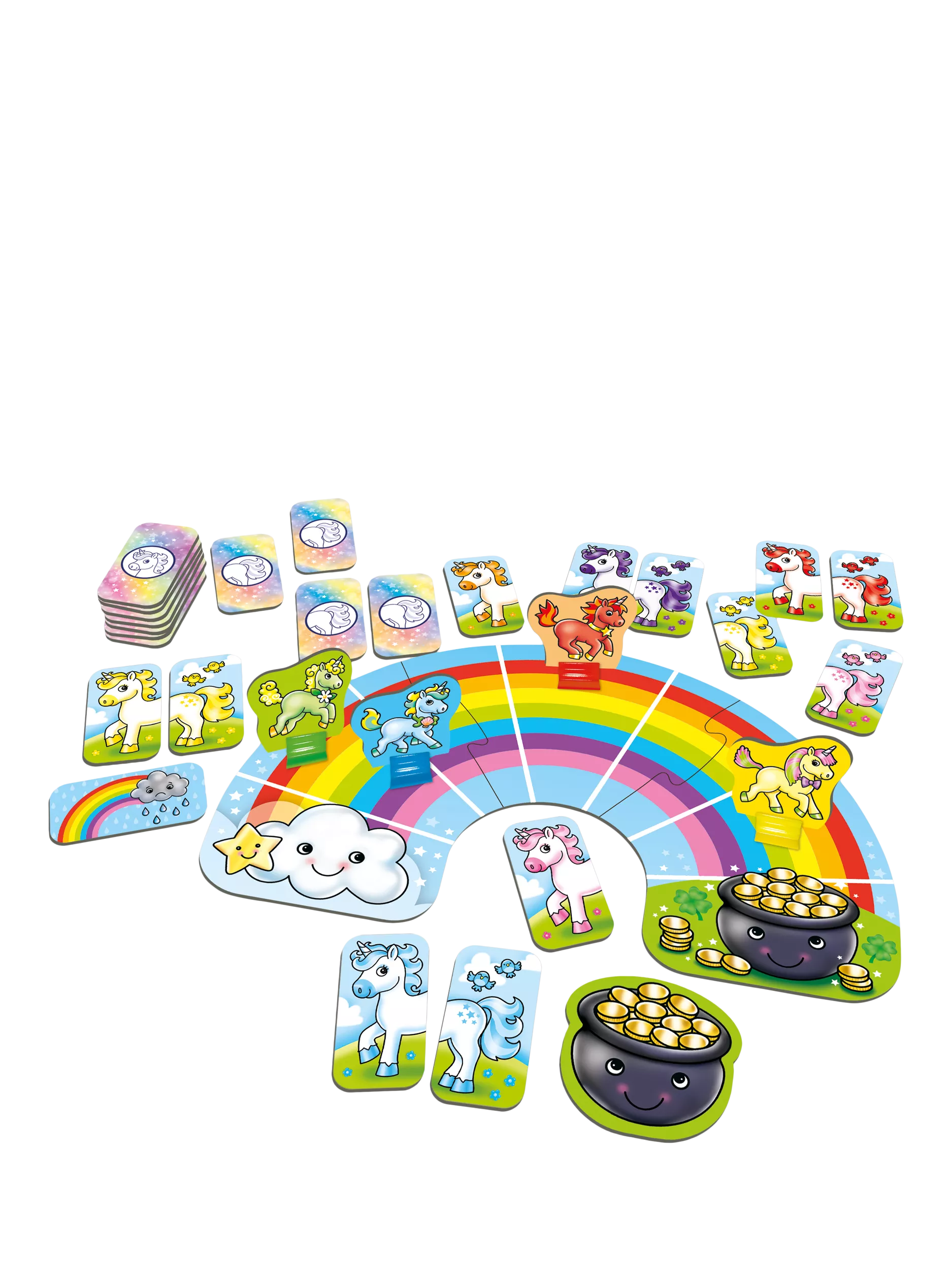 Orchard Toys Rainbow Unicorns matching game - British product