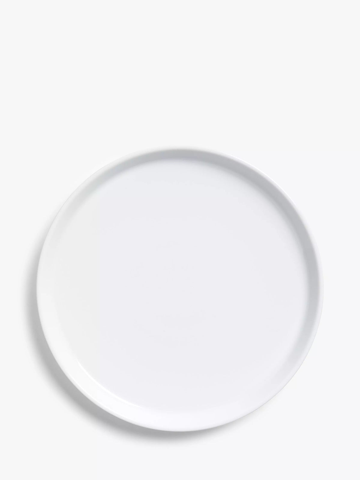 John Lewis porcelain side plate white 21.5cm, UK version