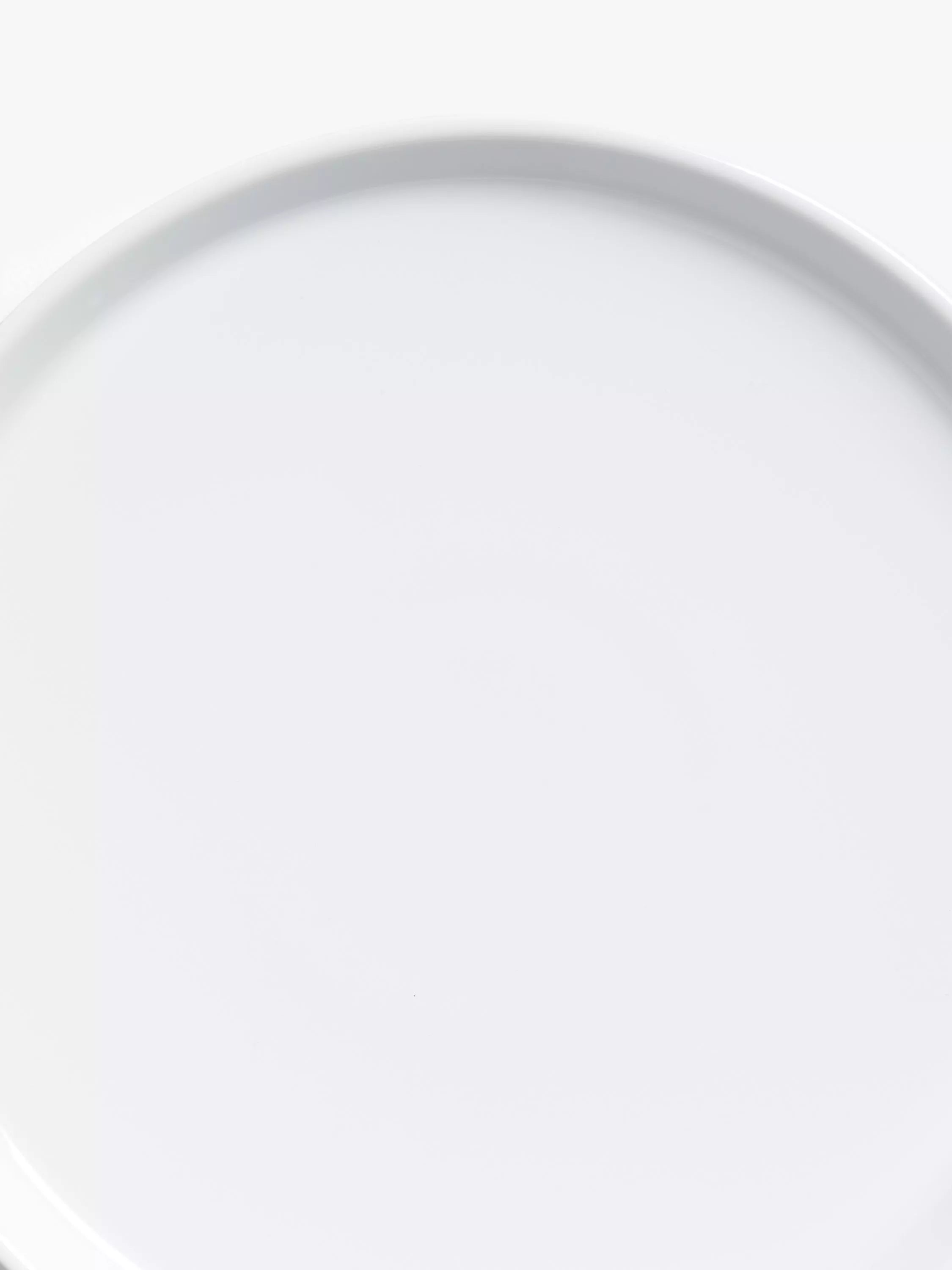 John Lewis porcelain side plate white 21.5cm, UK version
