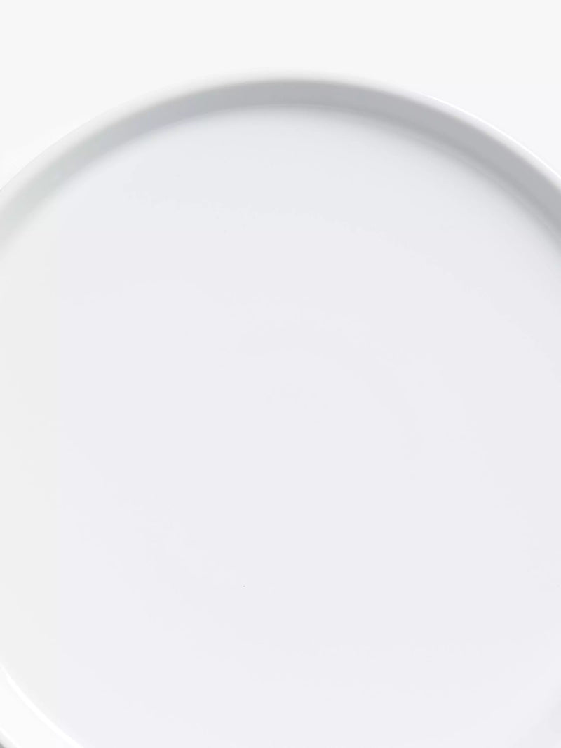 John Lewis porcelain side plate white 21.5cm, UK version