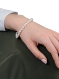 E.W Adams Akoya pearl bracelet with gold clasp - British product
