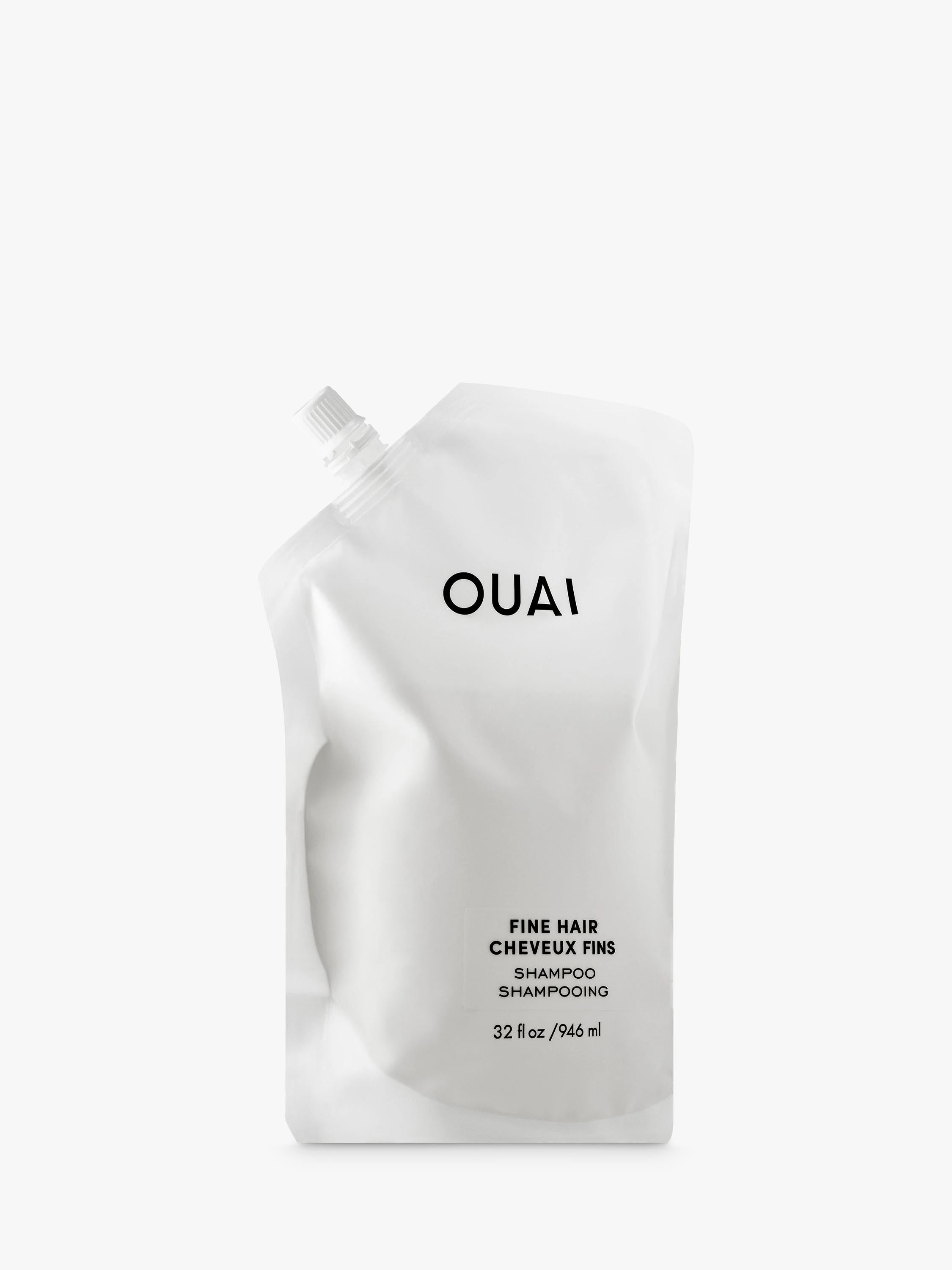 OUAI Fine Hair Shampoo Refill 946ml, imported from the UK
