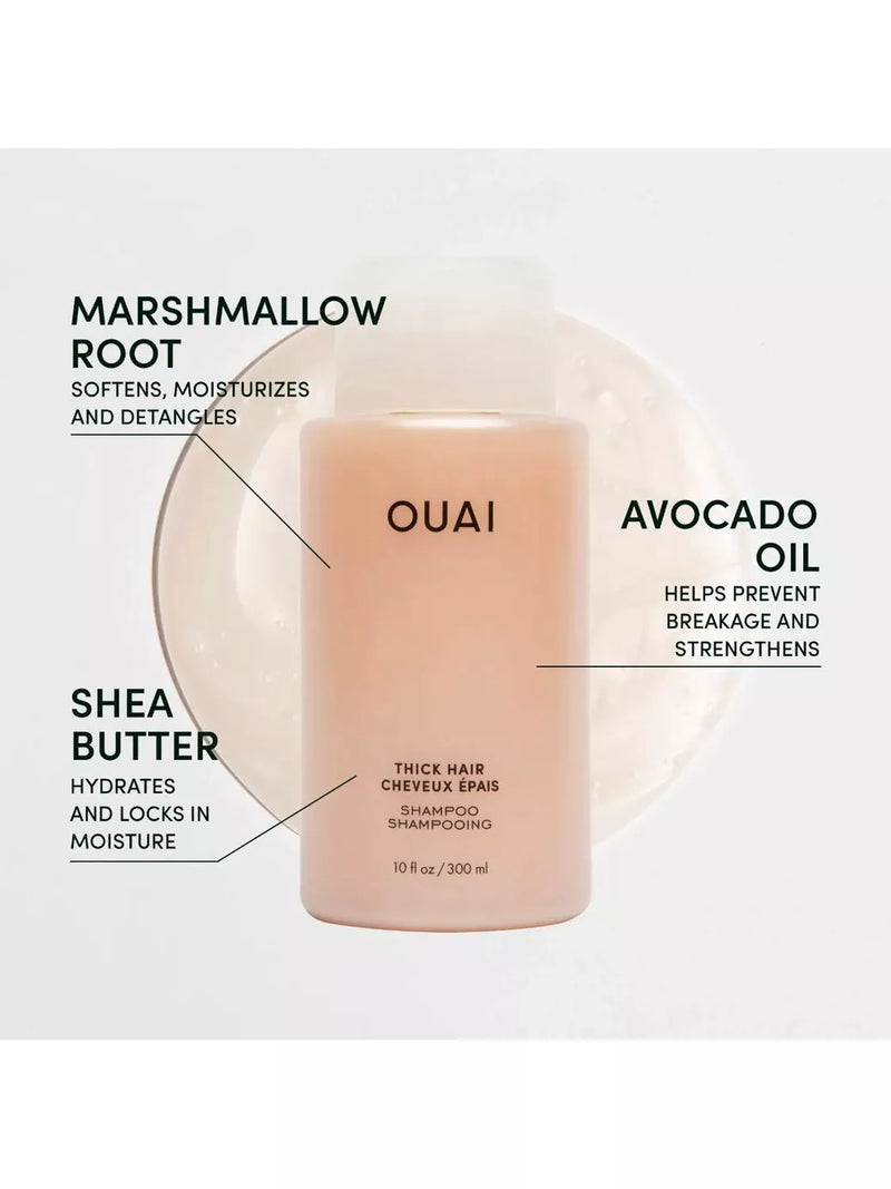OUAI Thick Hair shampoo 300ml, imported from the UK
