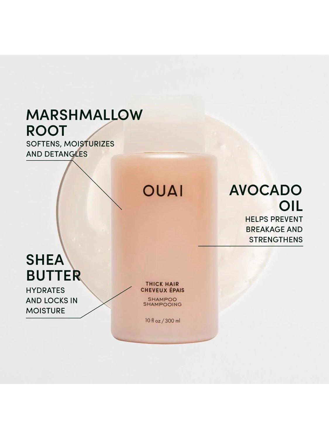 OUAI Thick Hair Shampoo 300ml, imported from the UK