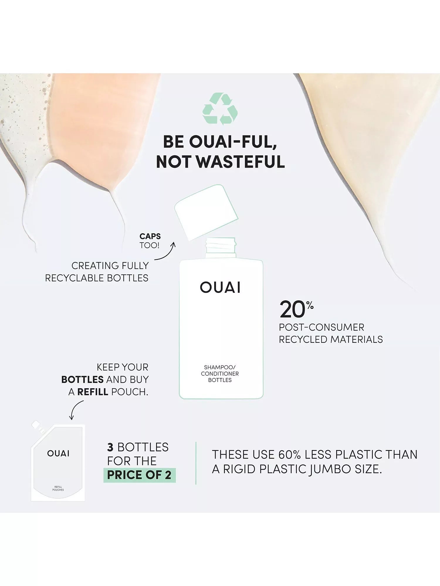 OUAI Thick Hair shampoo 300ml, imported from the UK