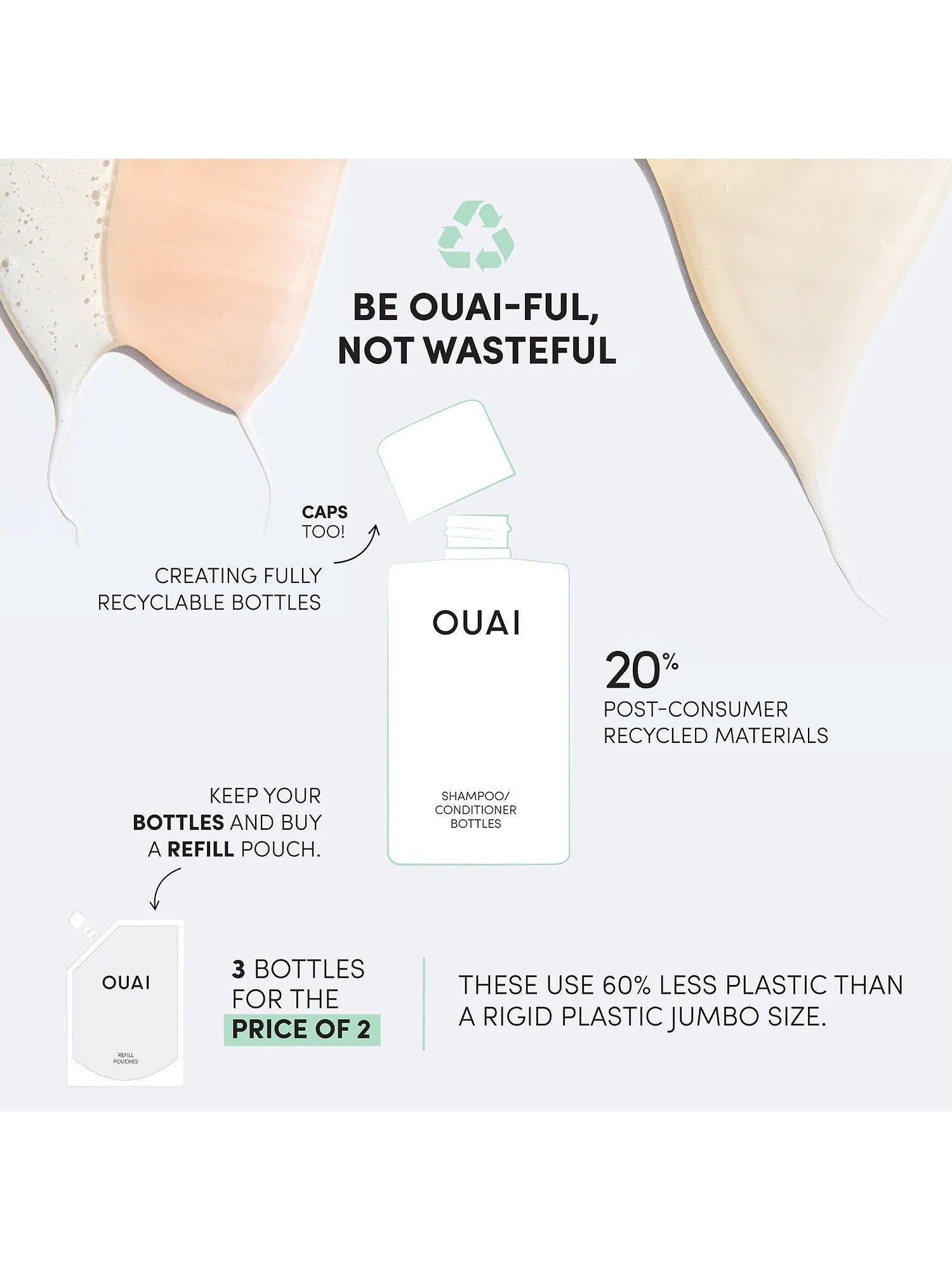 OUAI Thick Hair Shampoo 300ml, imported from the UK