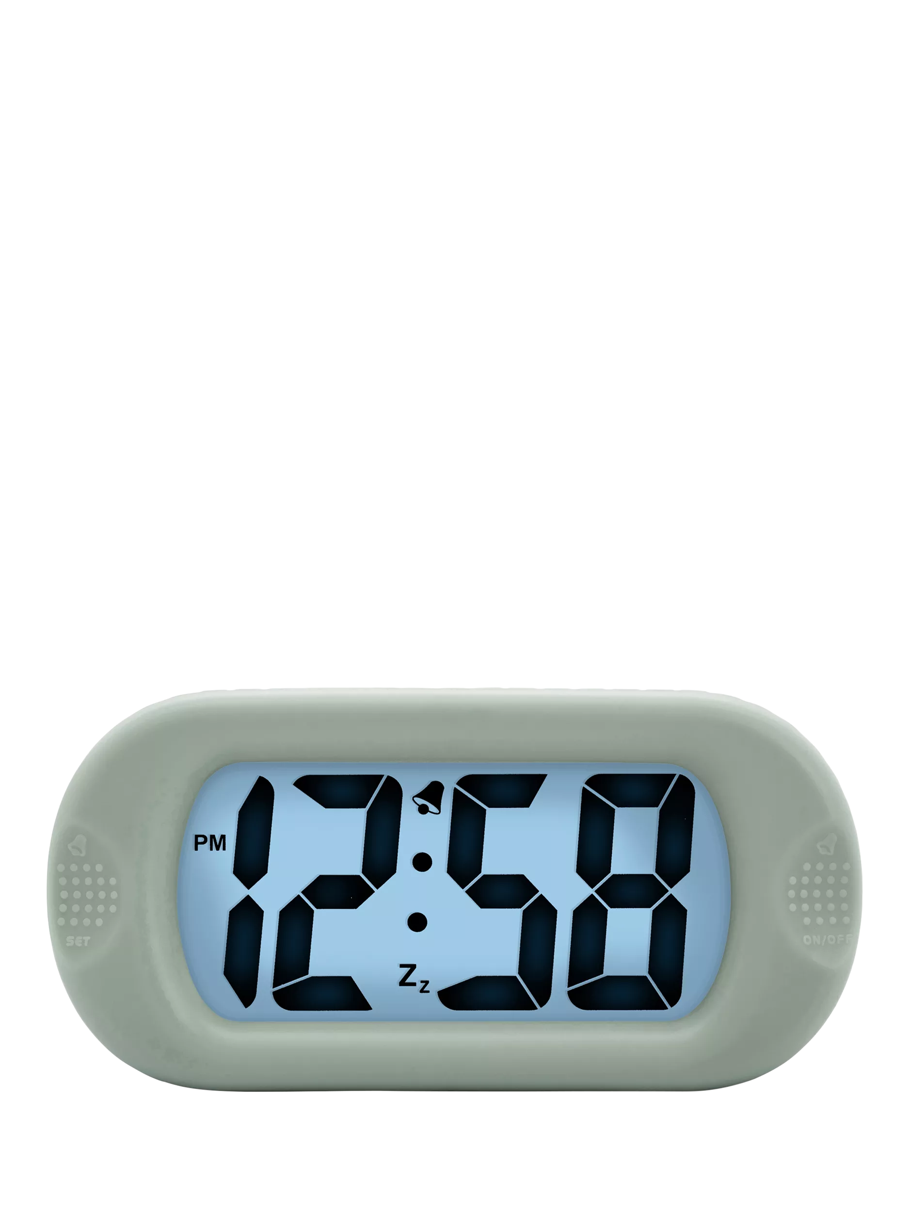 Acctim silicone jumbo LCD digital alarm clock (British brand)