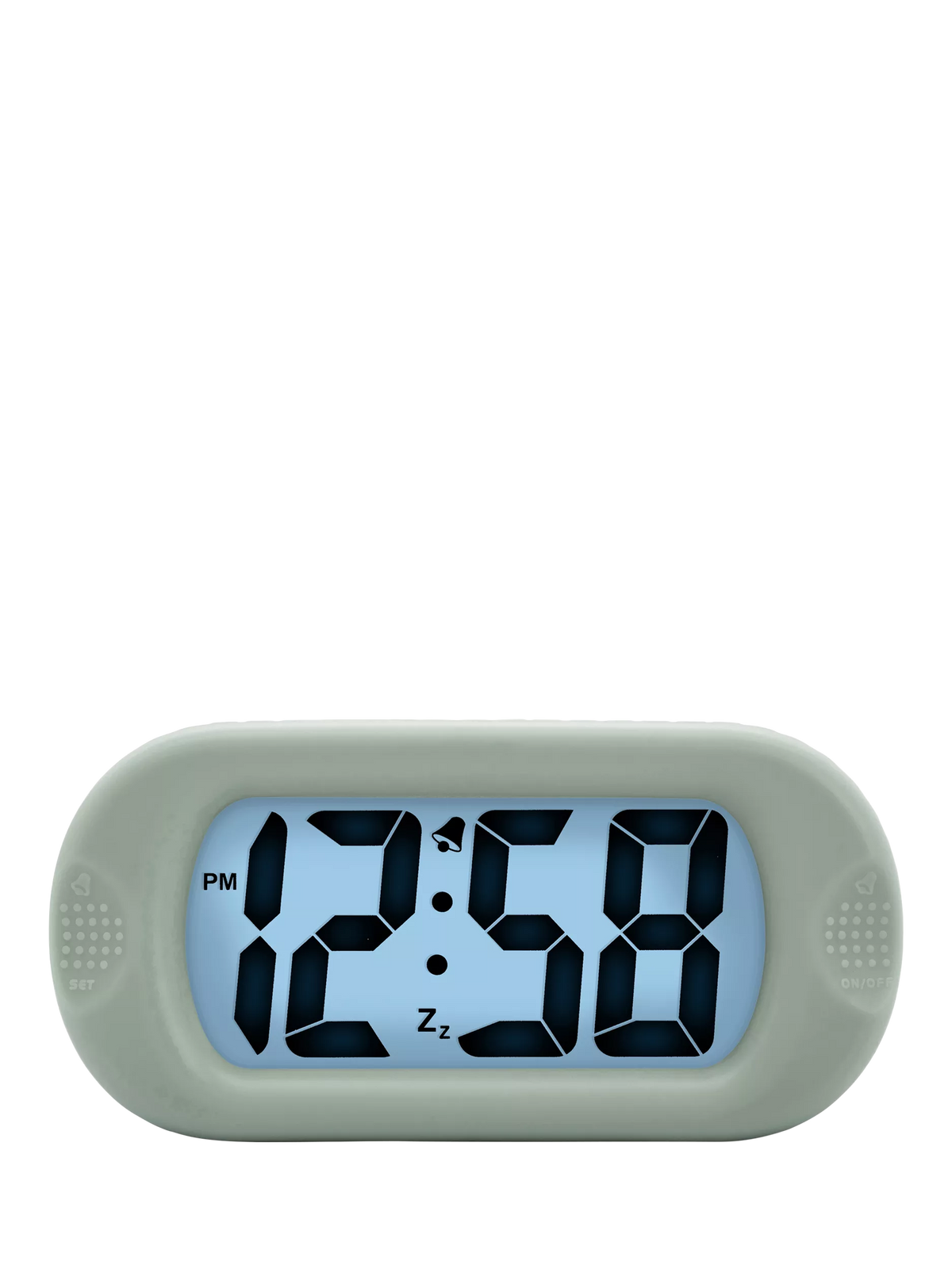 Acctim silicone jumbo LCD digital alarm clock (British brand)