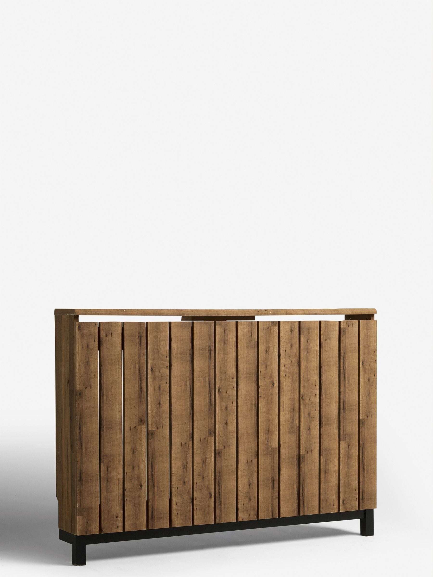 Bronx dark oak effect radiator cover, imported from the UK