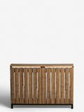 Bronx dark oak effect radiator cover, imported from the UK