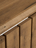 Bronx dark oak effect radiator cover, imported from the UK