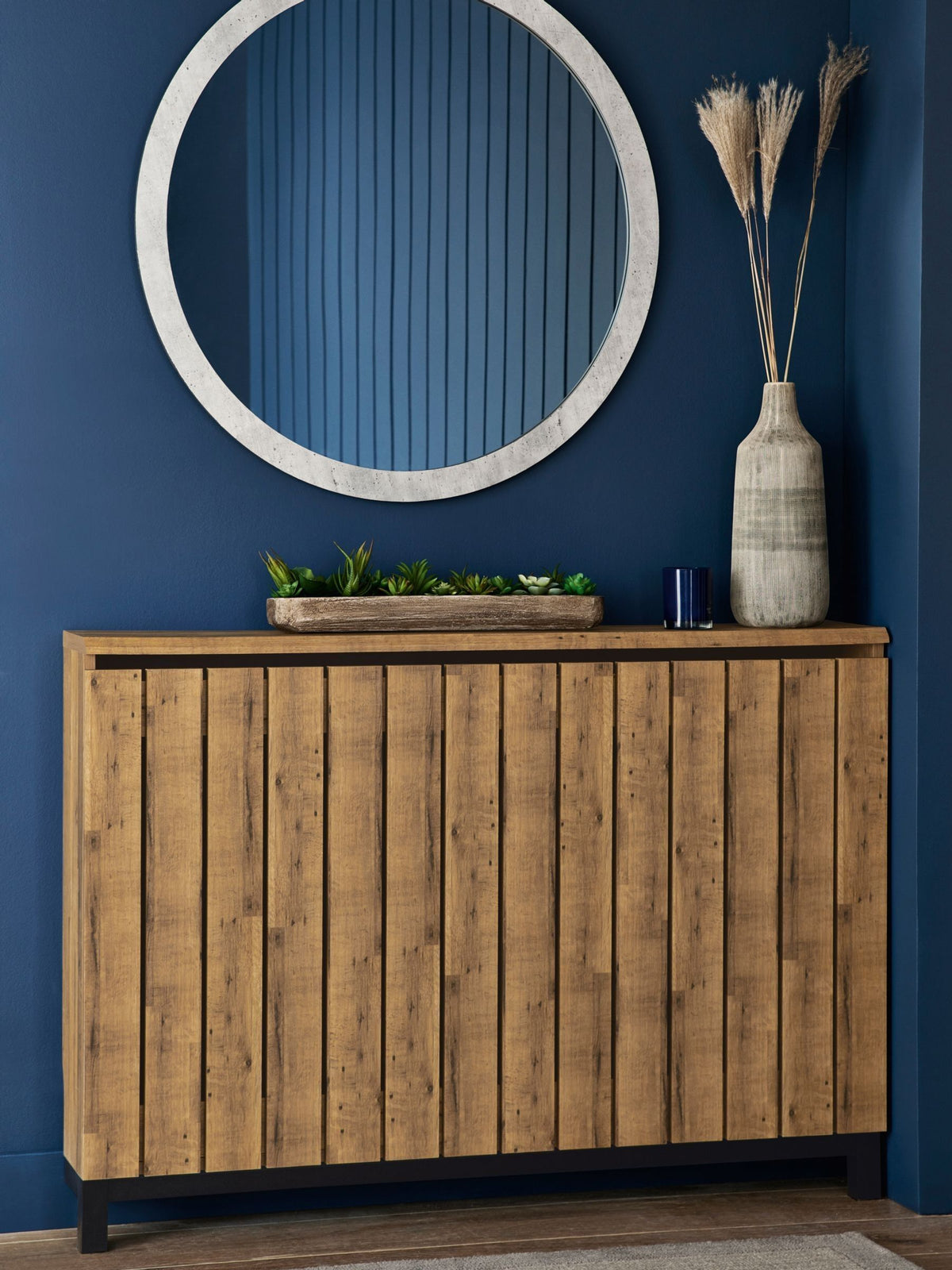 Bronx dark oak effect radiator cover, imported from the UK