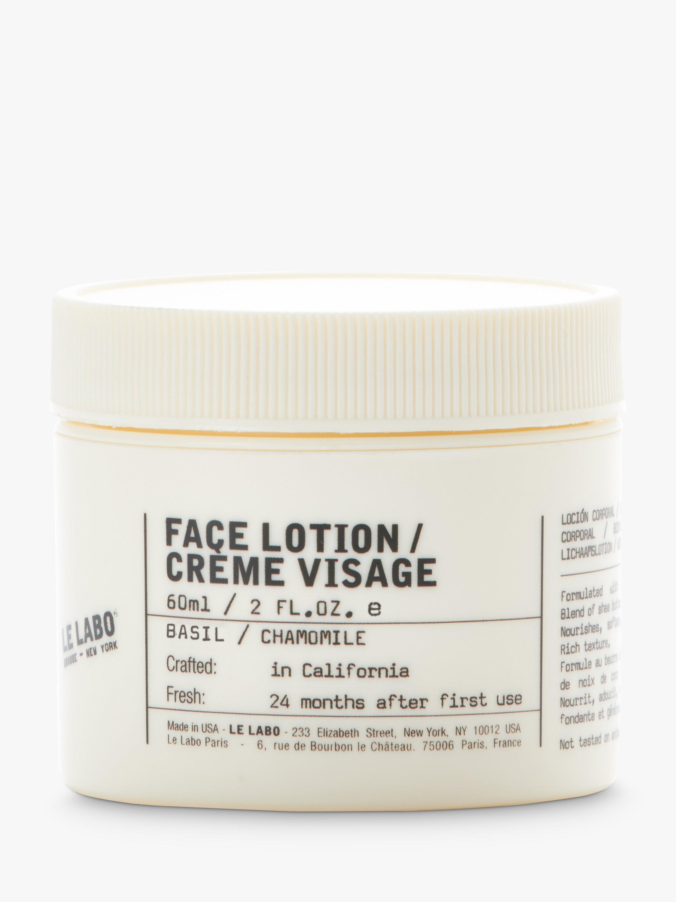 Le Labo basil face lotion 60ml, UK version