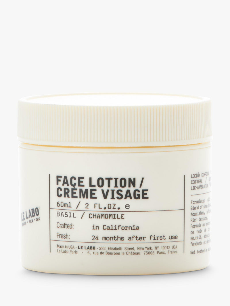 Le Labo basil face lotion 60ml, UK version
