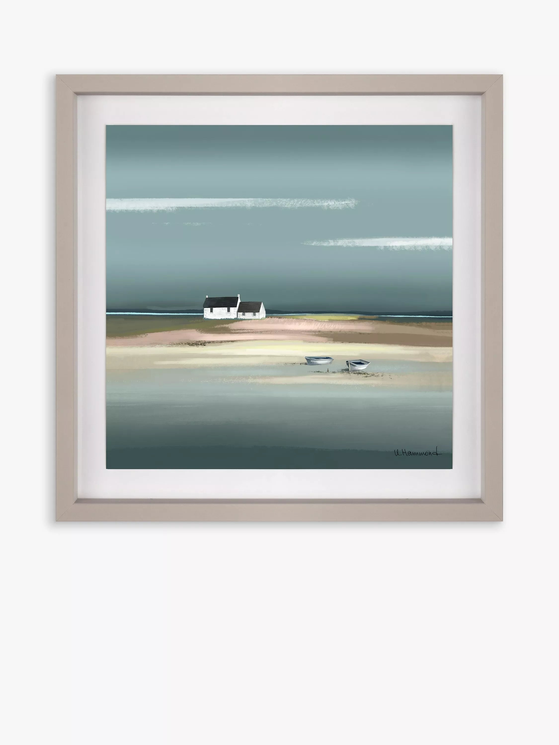 Art Marketing Ulyana Hammond Azure framed print 38x38cm, imported from the UK
