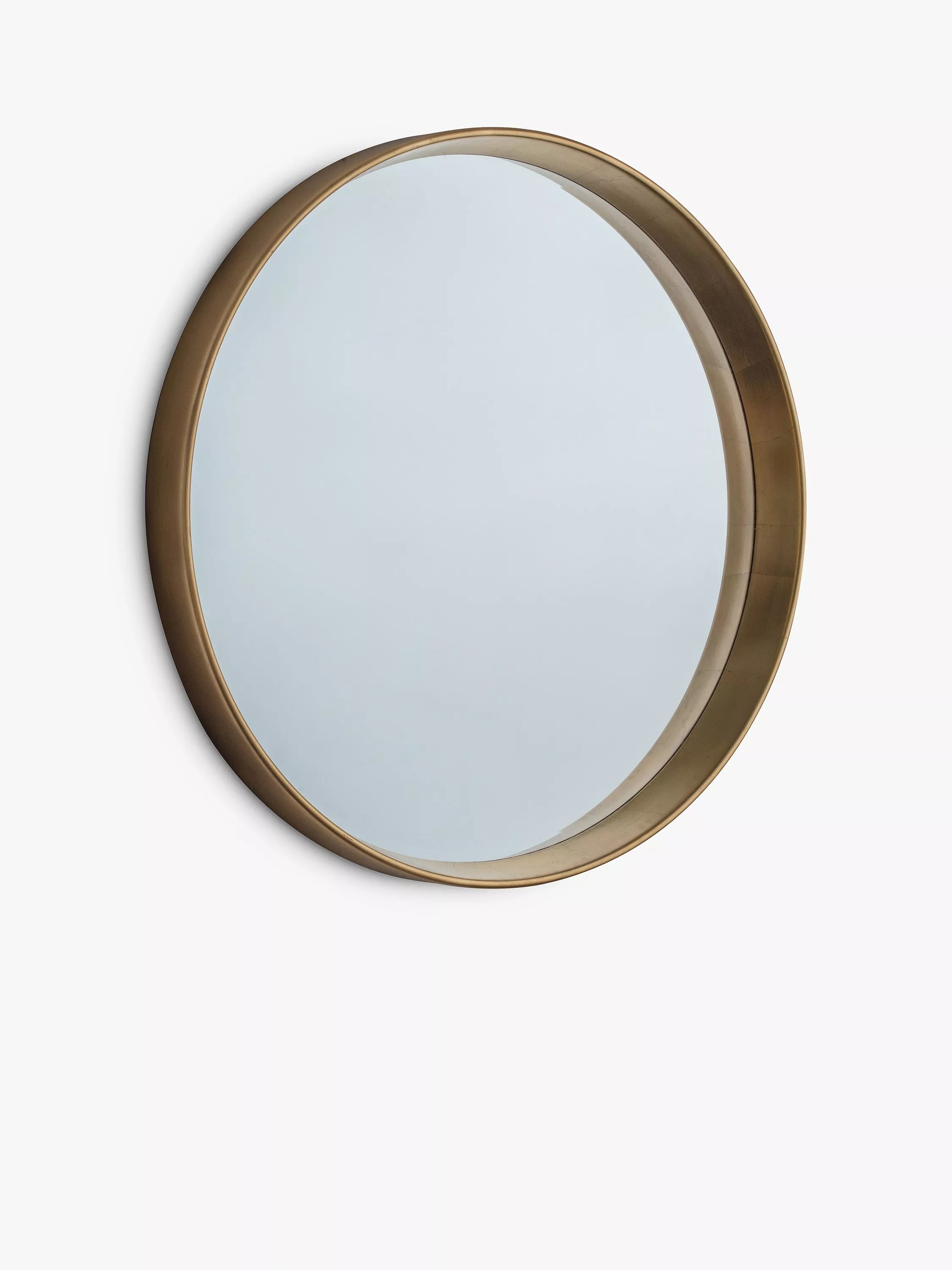 Gallery Direct Ridge round wall mirror 95cm - British product