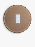 Gallery Direct Ridge round wall mirror 95cm - British product