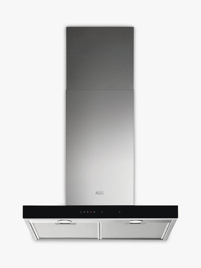 Hotte cheminée 60cm Inox avec contrôle automatique du ventilateur