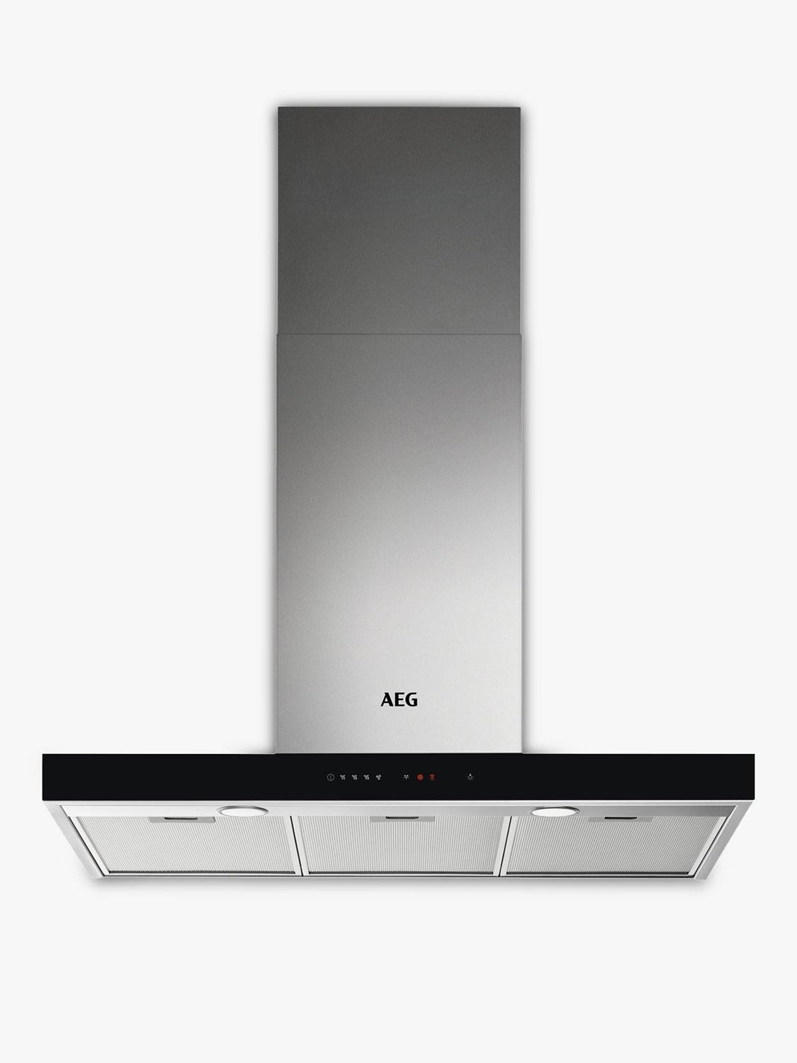 90cm Stainless Steel Chimney Cooker Hood with Automated Control and LED Lights