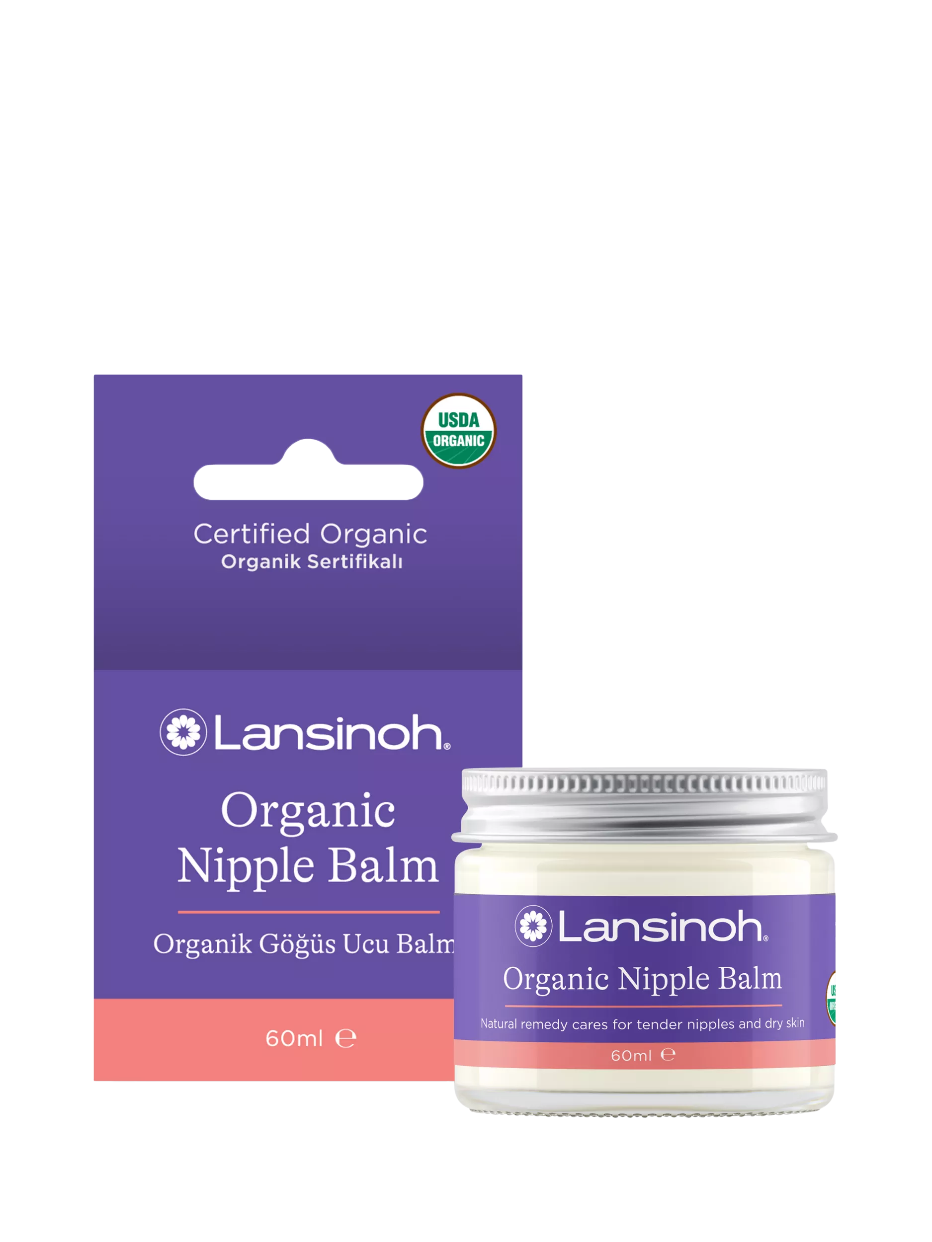 Lansinoh Organic Nipple Balm 60ml, UK version