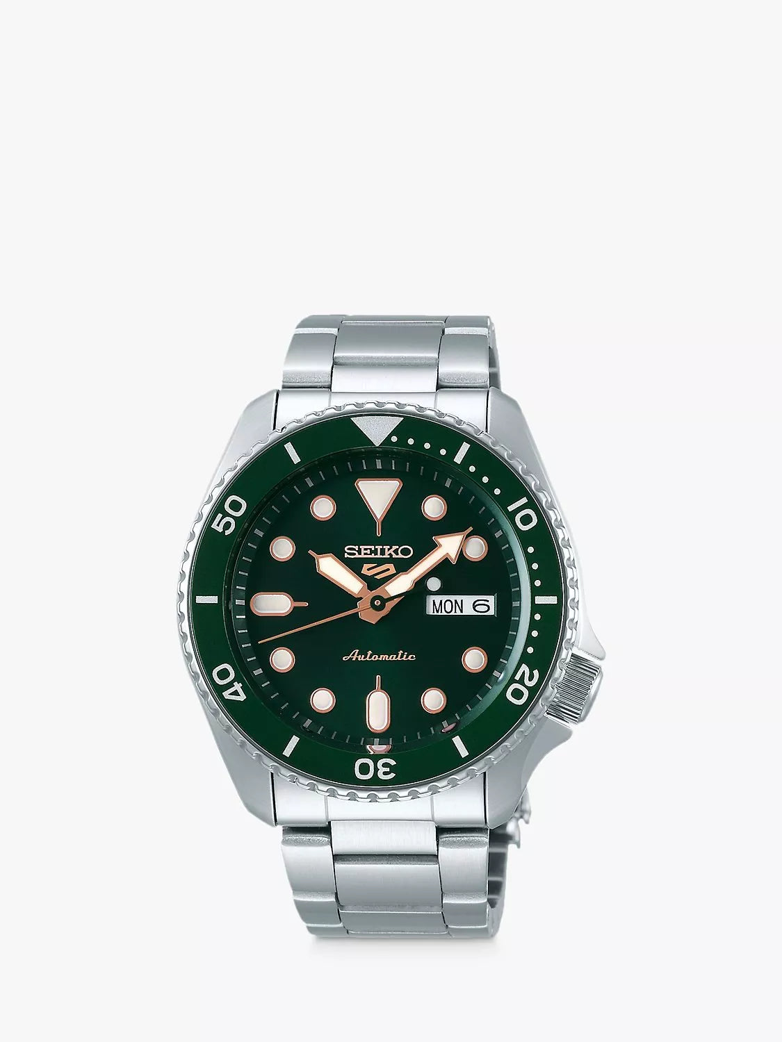 Seiko 5 Sports automatic watch 42.5mm green dial, imported from the UK